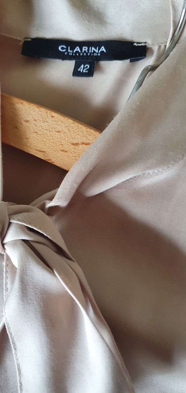 Blusen: Satin Schluppenbluse, Gr. 42, Clarina – Gebraucht aus Niederlenz von clea50 2