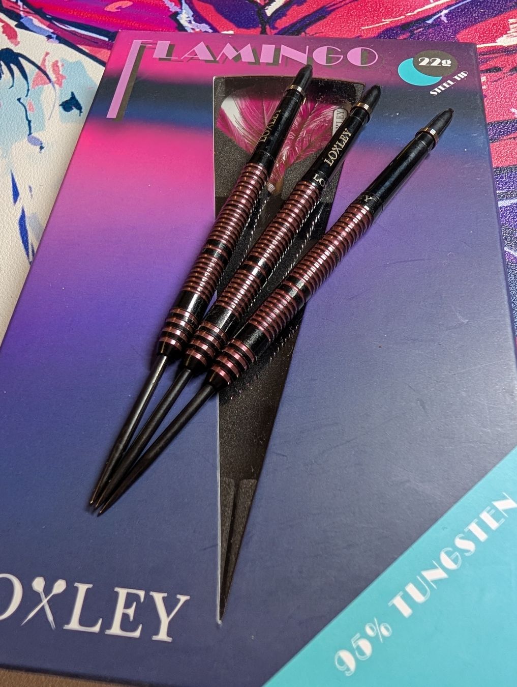 Freccette: Loxley Steeldarts - Flamingo 22gr. – Usato da Wittenbach venduto da mainimum