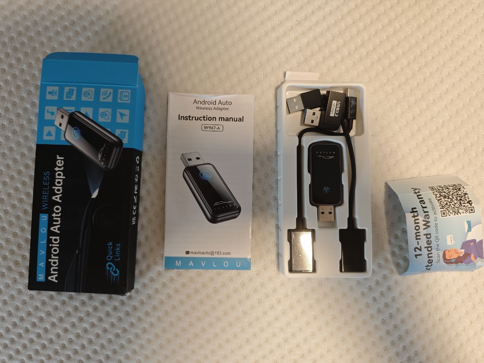 Unità & Adattatore: Wireless Android Auto Adapter - Neuwertig & Praktisch! – Nuovo (secondo la descrizione) da Würenlingen venduto da E1999 2