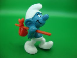 WANDERGESELLE SCHLUMPF PEYO BULLY HANDGERITZT 1980