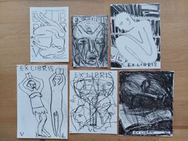 Sammlung Exlibris Josef Felix Müller (CH) Orig Lithographien