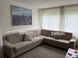 Ecksofa Beige