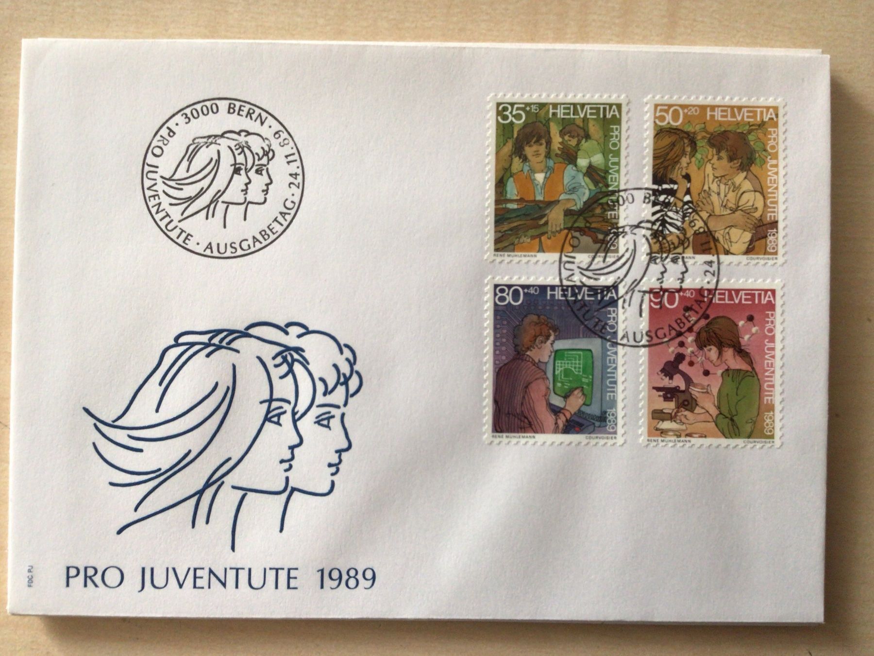FDC - Busta Primo Giorno: 1989 FDC Schweiz Pro Juventute – Nuovo (secondo la descrizione) da Bubendorf venduto da Beat1971