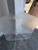 Weisses Regal aus Acrylglas, Top Zustand, Herbst Deko