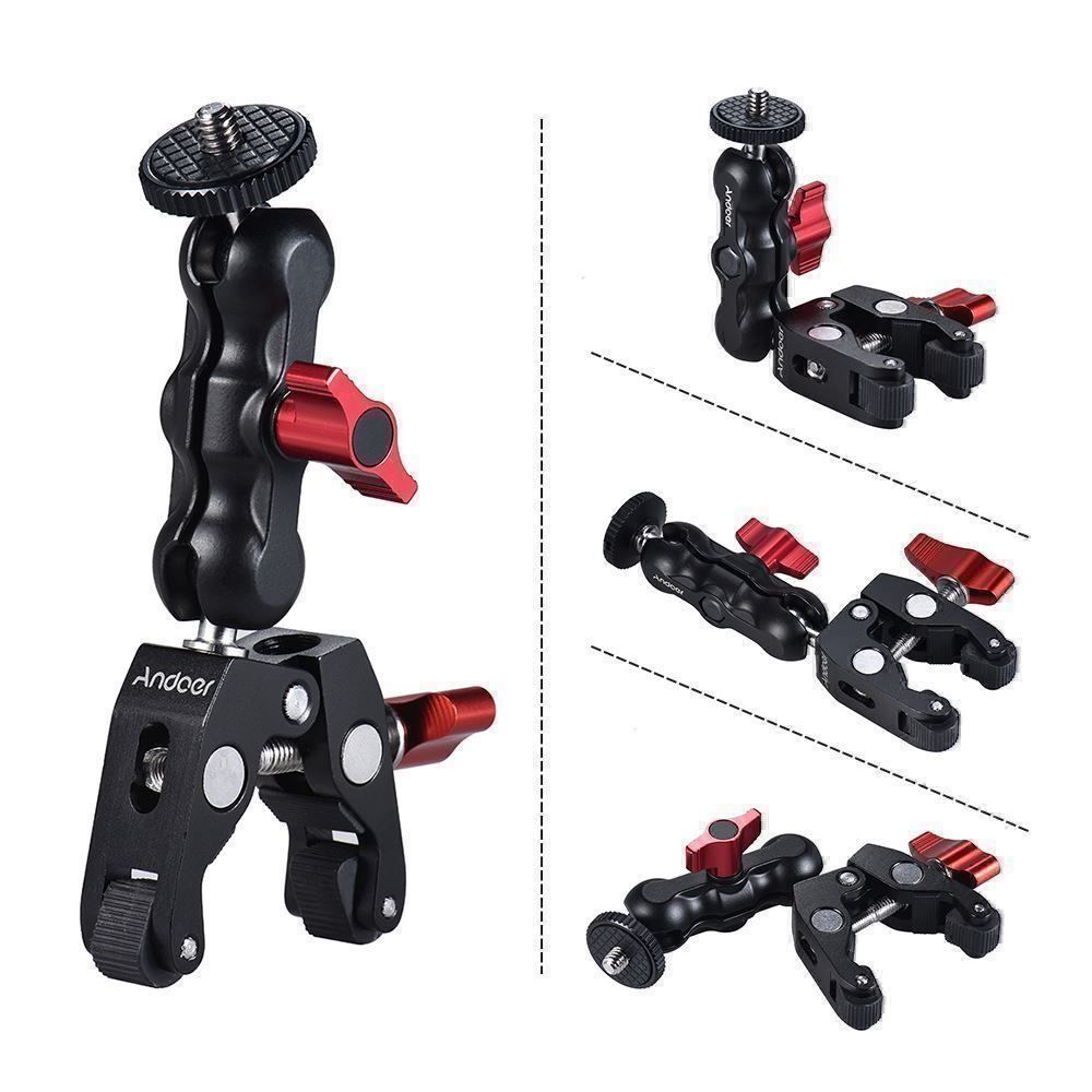 Treppiedi & Teste: ✅ Multifunktion Super Clamp Andoer – Nuovo e nell'imballaggio originale da Wittenbach venduto da ChinaSeidenstrasse 5