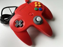 Nintendo 64 N64 Original Kontroller Rot