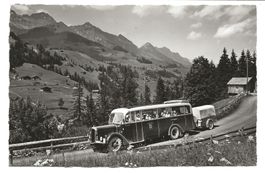 Postauto-Kurs Frutigen - Adelboden (BE) Foto Gyger - um 1939