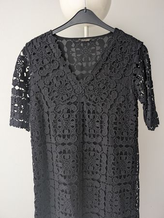 Massimo Dutti Kleid, schwarz, Grösse 40
