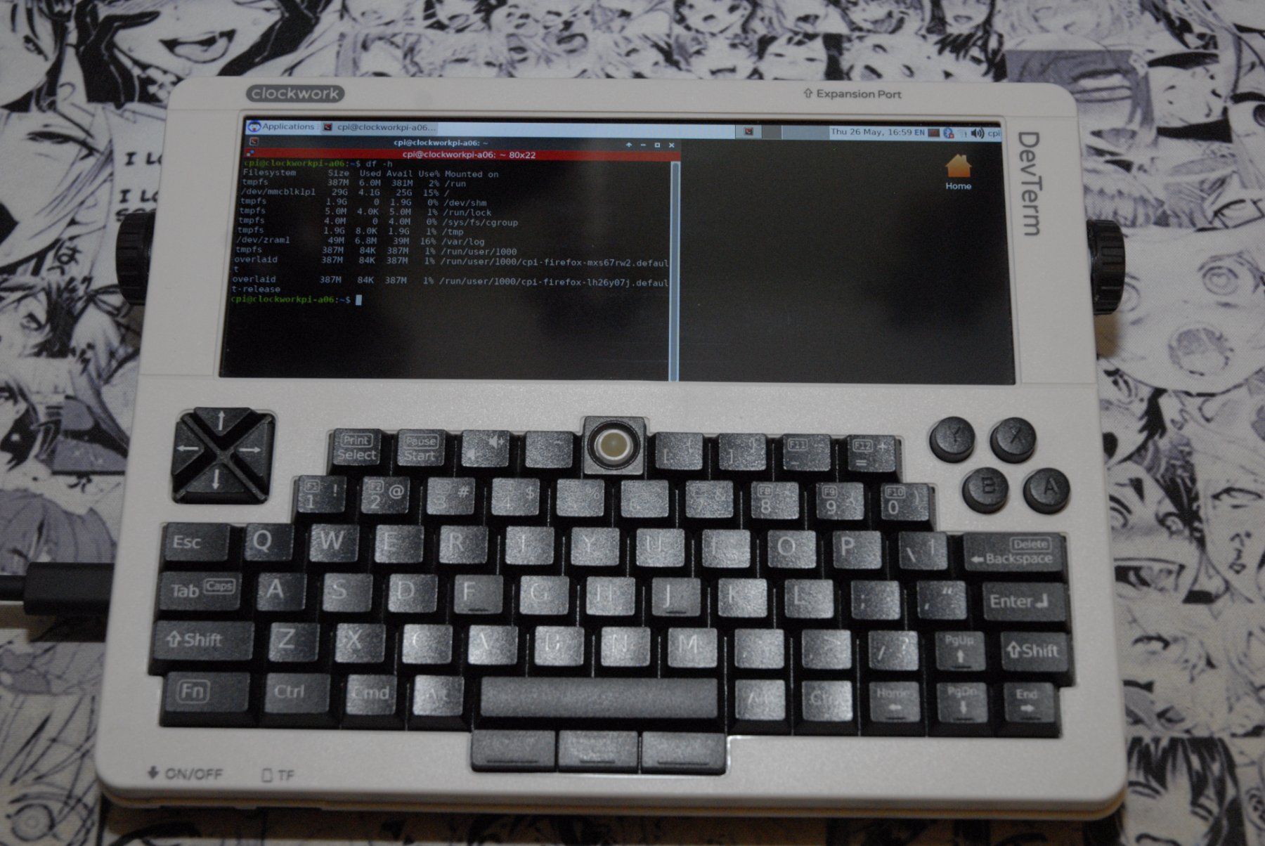PCs: ClockworkPi DevTerm Kit A06 series, tragbares Linux Terminal – Gebraucht aus Herzogenbuchsee von