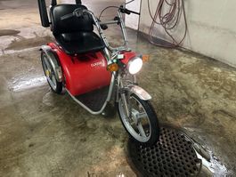 Elektrofahrzeug Dreirad  rot/silber guter Zu...