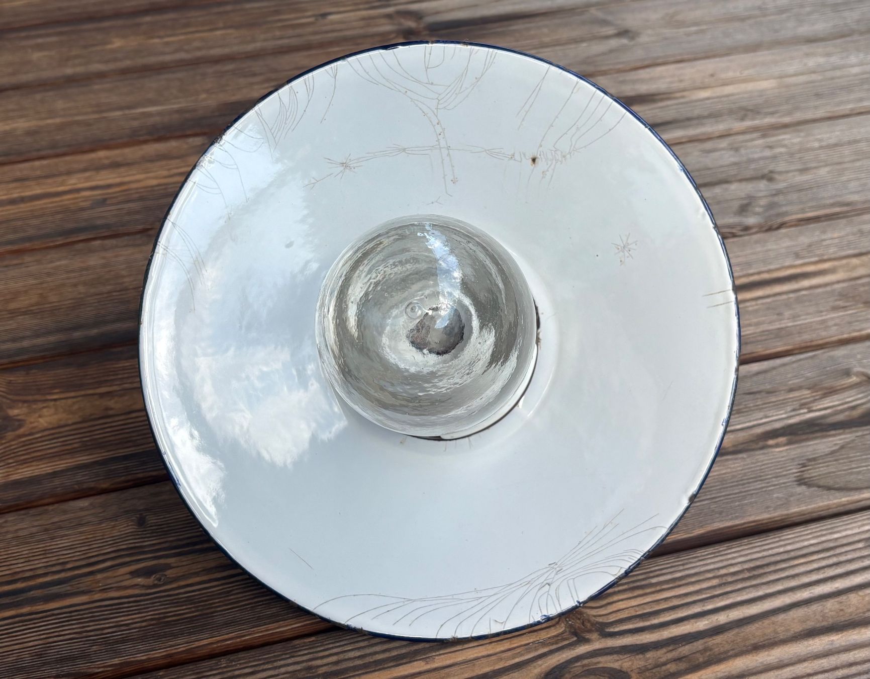 Lampes: antike Stalllampe Deckenlampe – D'occasion à Lüchingen par Eeizo 9