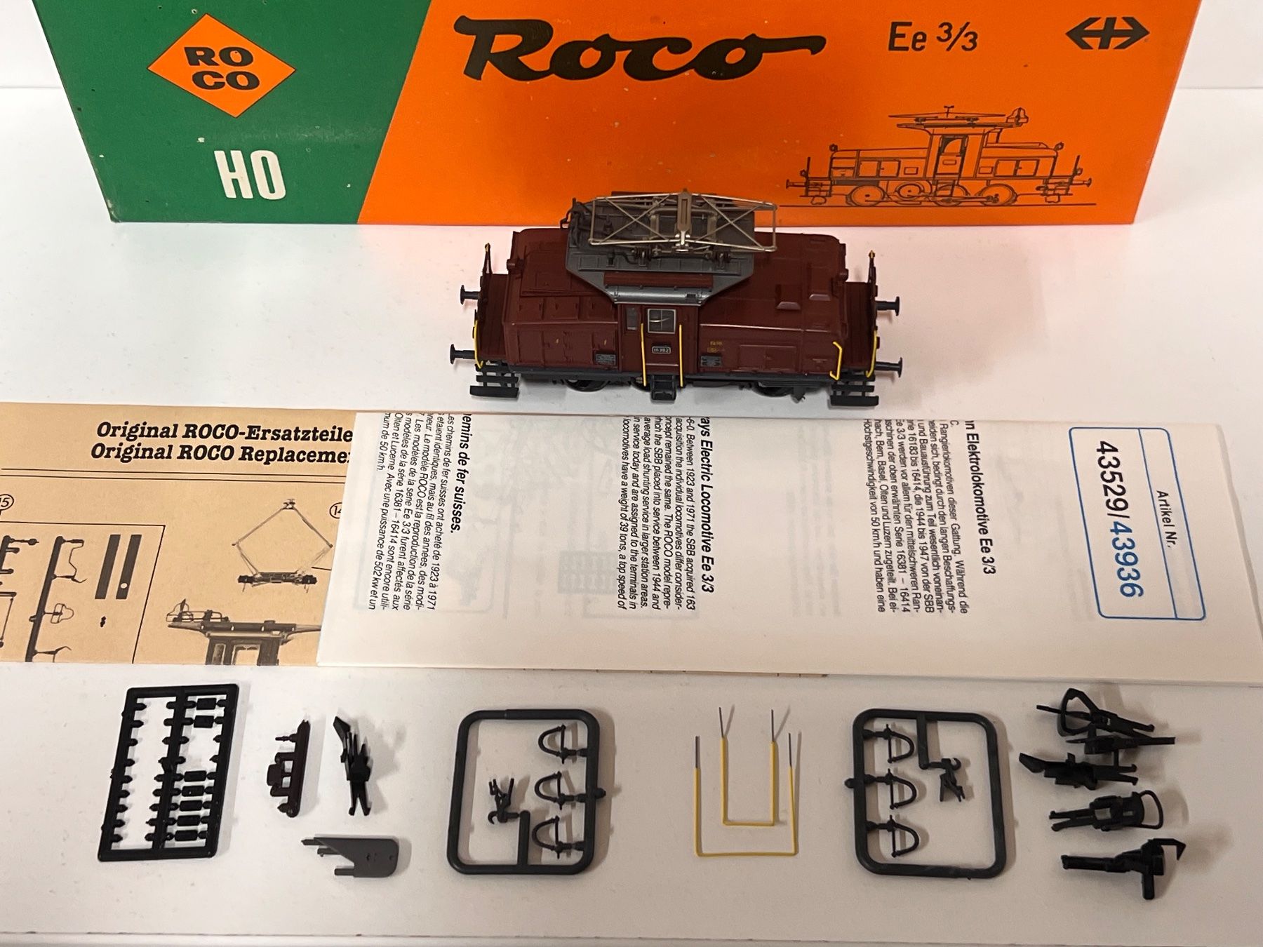 Roco Modelleisenbahnen: Roco 43936  SBB Ee 3/3  H0 AC Analog – Gebraucht aus Geroldswil von TopTrain54 1