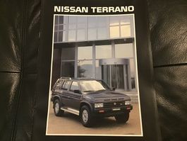 Nissan Terrano Verkaufsprospekt 22 Seiten März 1992