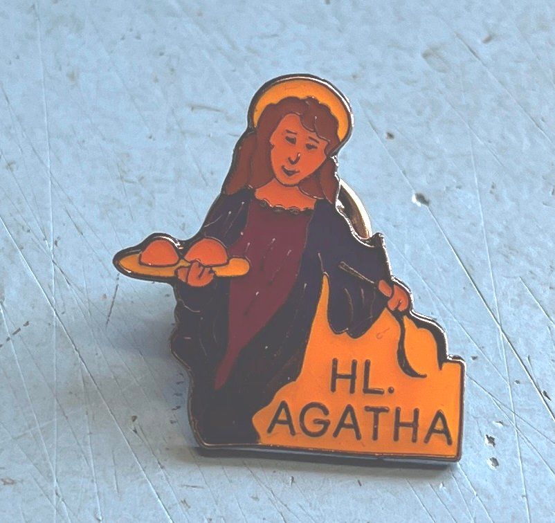 Placchette & Badge: Pin Heilige Agata – Usato da Obernau venduto da Wgnom