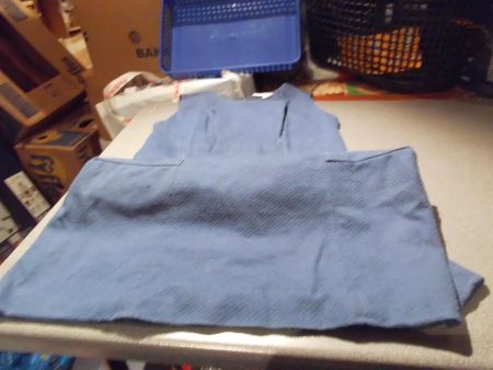 Kleid Grösse 34, dunkelblau, ohne Arme