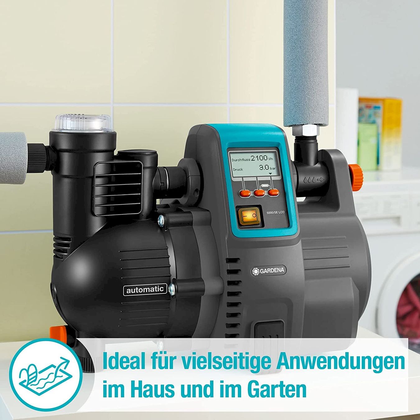 Gardena Pompe & Parti di ricambio: Gardena Comfort 5000/5E LCD – Nuovo e nell'imballaggio originale da Bottighofen venduto da zaap 6