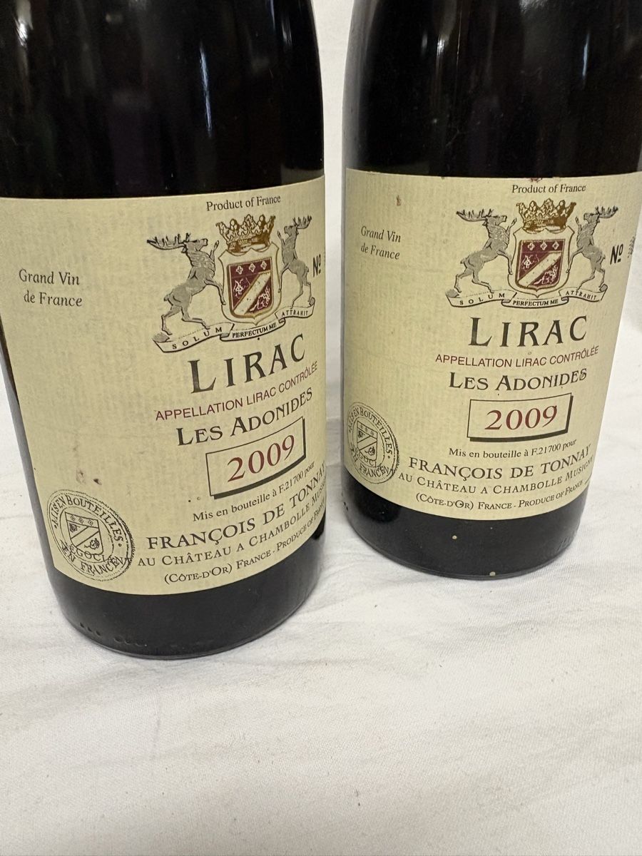 Vino: Lirac Les Adonides 2009 - Vin Rouge d'Exception – Nuovo e nell'imballaggio originale da Bôle venduto da jes_987t 2