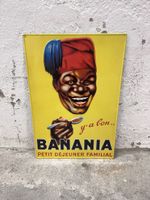 BANANIA Vintage Blechschild – französische Werbung / Retro R