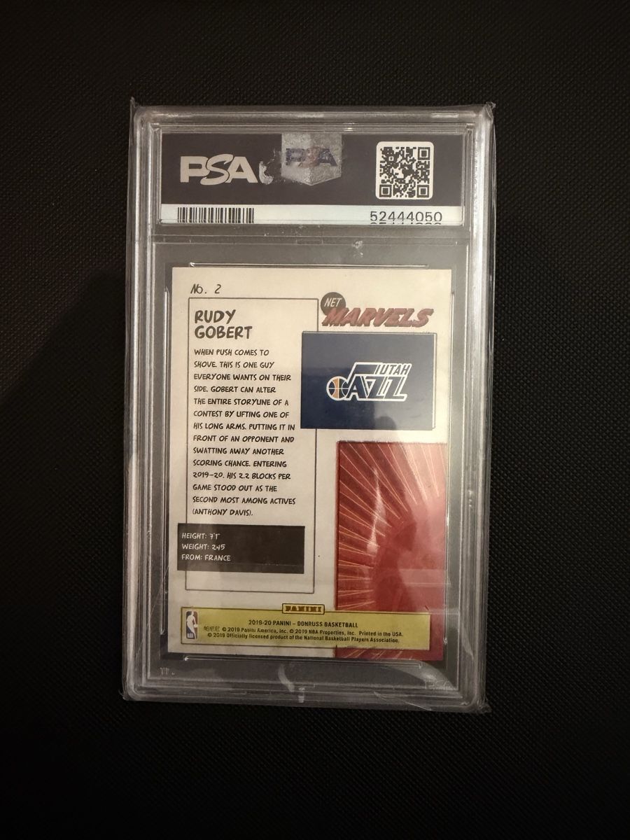 Nba Sammelbilder & Trading cards: Net Marvels Rudy Gobert PSA 8 – Neu (gemäss Beschreibung) aus Lenzburg von fastbreakcards 1