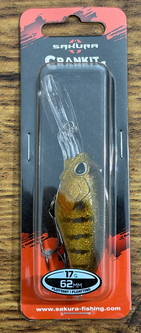 Esche: Sakura Crankit+3 (Crankbait) - 62 mm, 17 gr – Nuovo e nell'imballaggio originale da Widnau venduto da Fishingtackle_Oggy