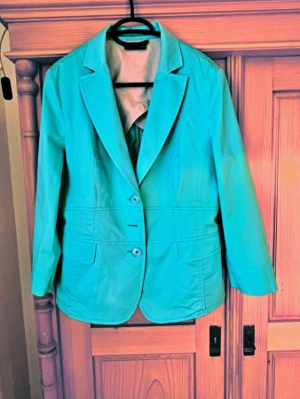 Gerry Weber Damen Sommerjacke Hellblau Gr. 40
