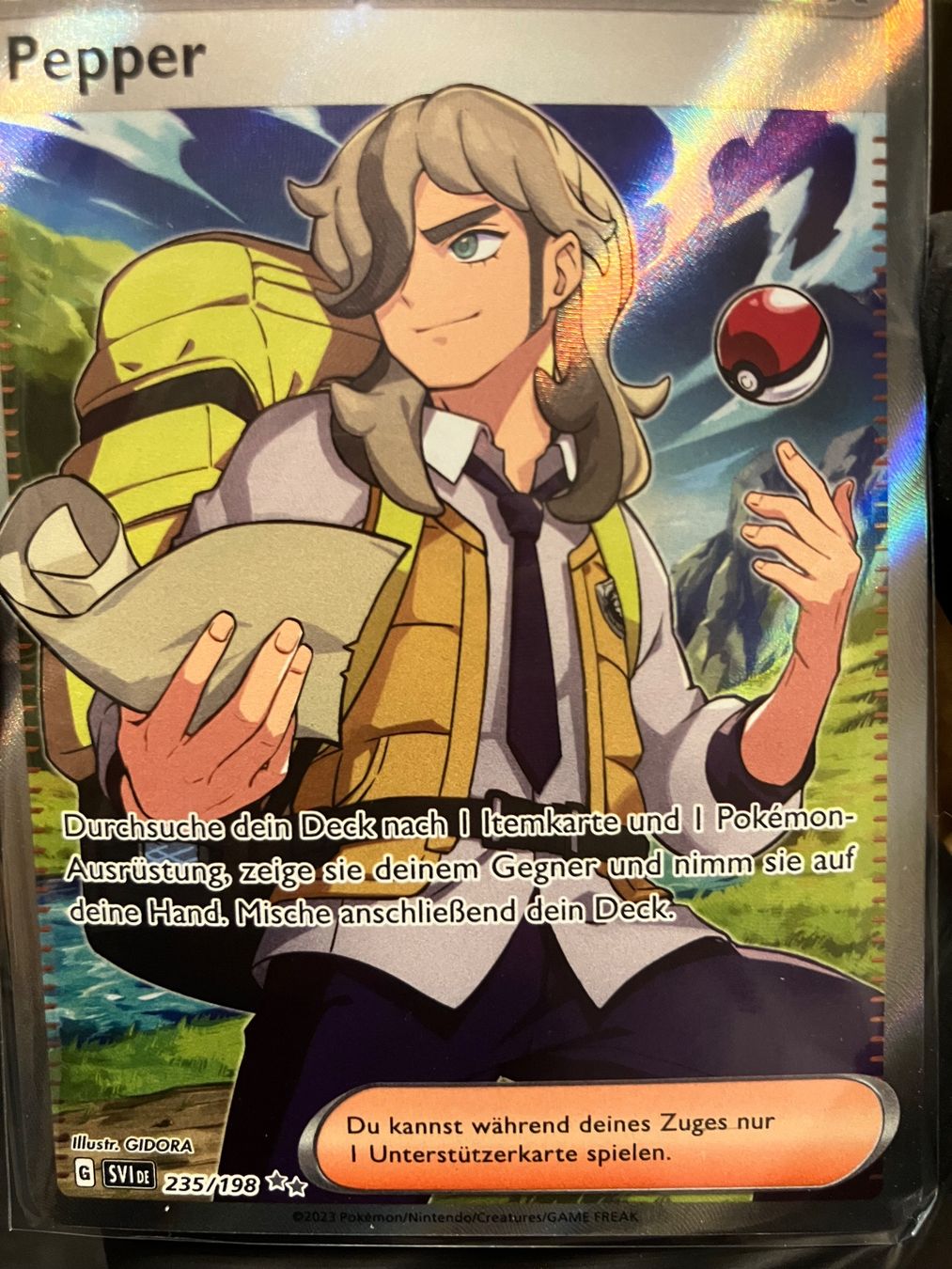 Pokémon Carte collezionabili: Pepper 235/198 – Usato da Baar venduto da Elmo43 1