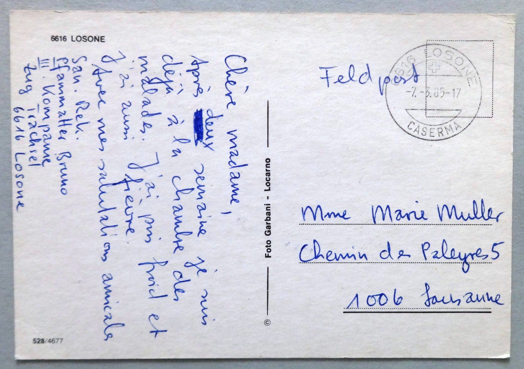 Cartes postales: Losone – D'occasion à Fétigny par Billy2miny 1