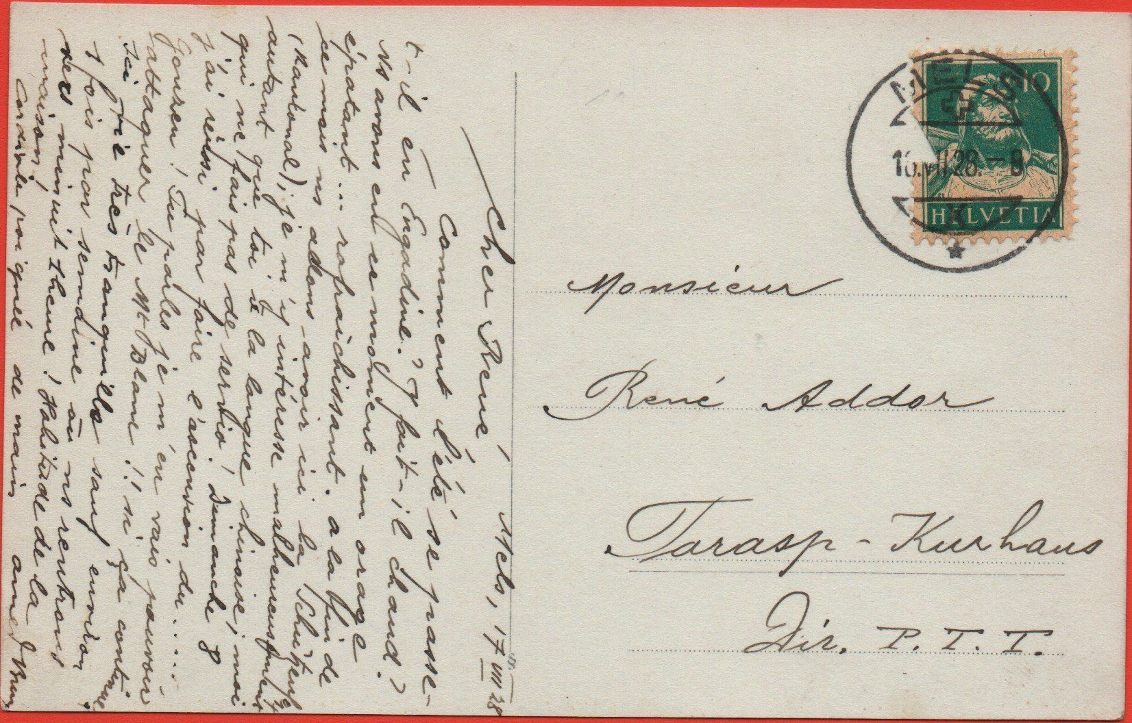 Cartes postales: MELS mit Gonzen – D'occasion à Jona par philajona 1