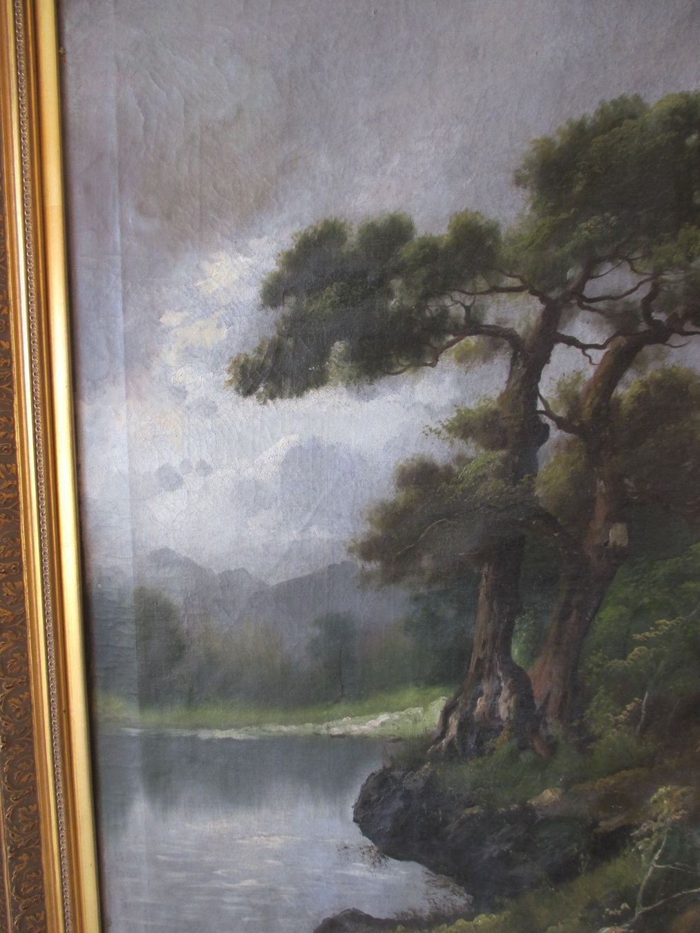 Dipinti: Antikes Bild, 19.Jht. Landschaft, schön! – Usato da Grenchen venduto da elibethma 8