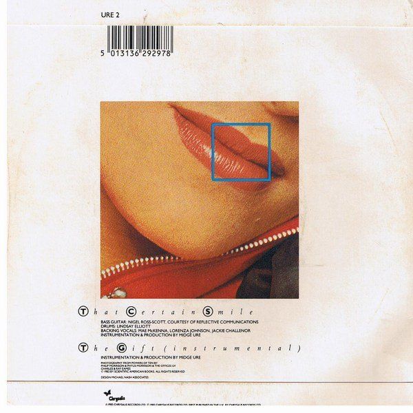 Dischi in vinile: Ure Midge: That Certain Smile 7" – Usato da Steinhausen venduto da Vilivinili 1