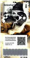Swiss Crypto Stamps 3.0 ID:9 mit Stempel
