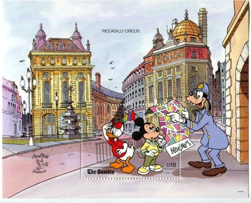 Alle Briefmarken: Block "Walt Disney. Micky Maus". Gambia – Neu und originalverpackt aus Basel von Butsch5