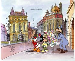 Block "Walt Disney. Micky Maus". Gambia