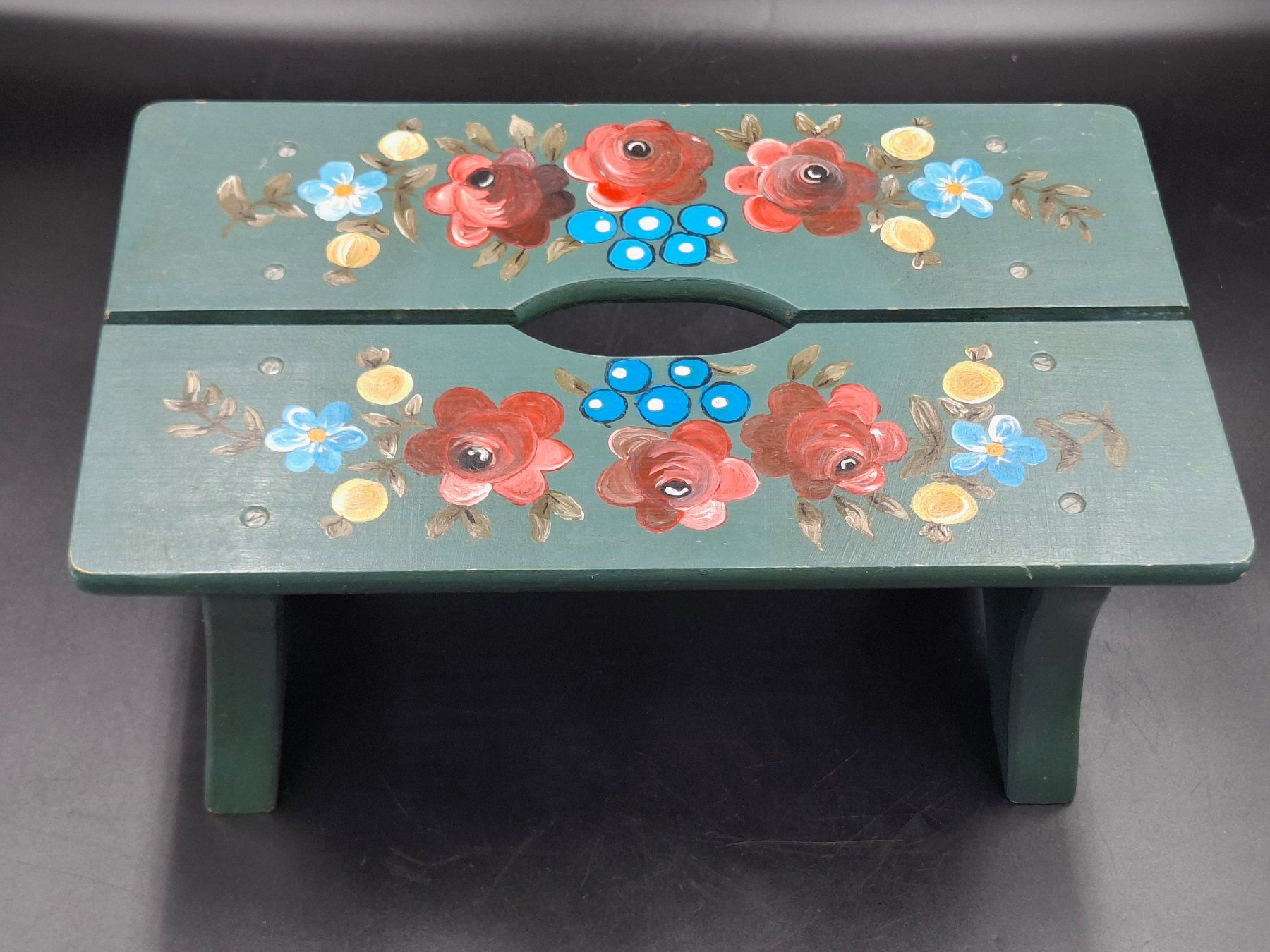Tabourets: Rustikaler Vintage Pflanzenständer Schweizer Alpen Hocker – D'occasion à Zürich par bruzolda 3