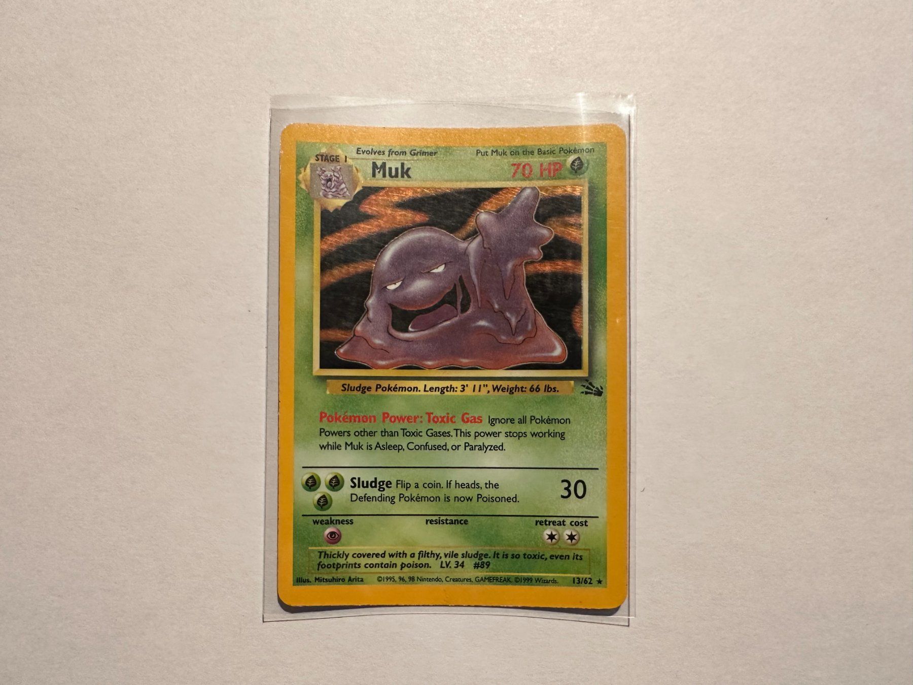 Pokémon Sammelbilder & Trading cards: Muk holo Fossil EN – Gebraucht aus Hagendorn von Pokecollectorch