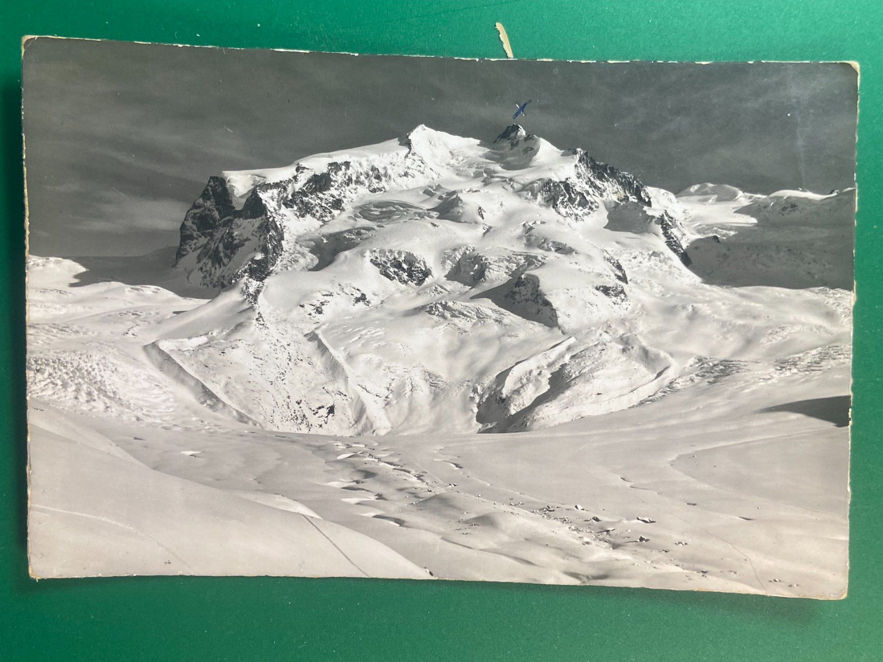 Ansichtskarten: Zermatt - Monte Rosa - Gornergletscher – Gebraucht aus Steg VS von _vinci_