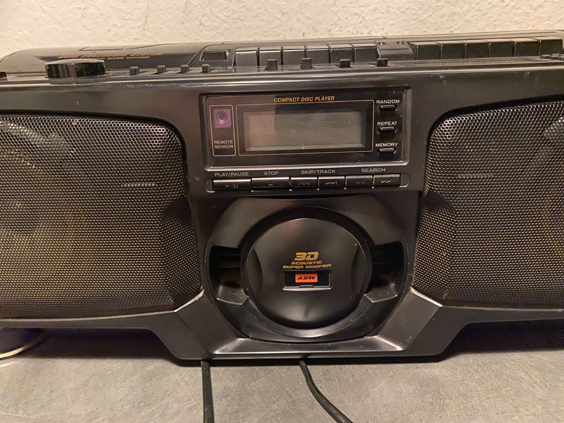 Hitachi Aufnahmegeräte: Hitachi Double Tape Recorder mit CD PLayer, Radio – Gebraucht aus Basel von VinylLover68 1