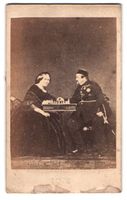 Fotografie König Friedrich VII von Dän