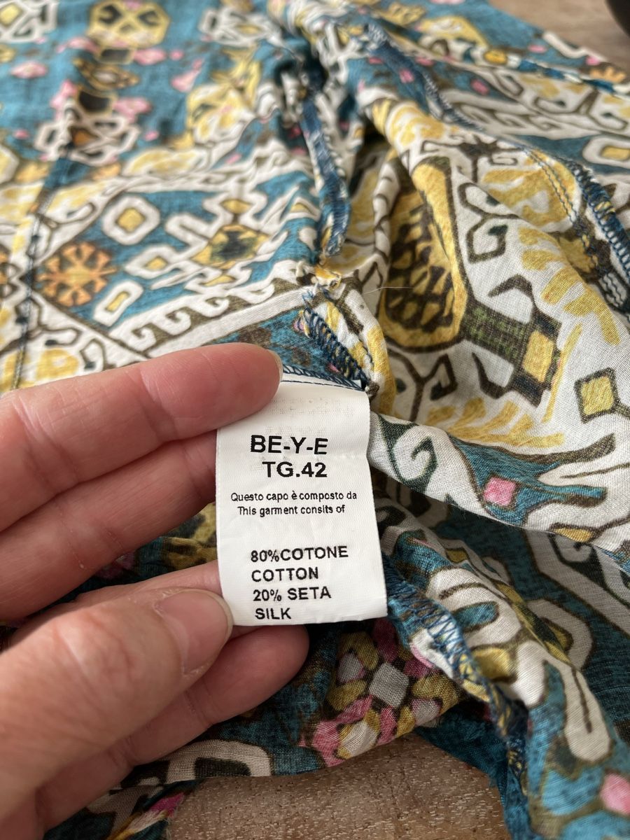 Camicette: Boho Wickelbluse von BE-Y-E, Grösse M, Baumwolle / Seide – Usato da Zürich venduto da Starstone 5