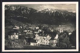 Clarens-Montreux, Ortsansicht mit Bergpa