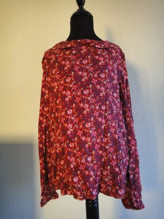 Hemd Bluse mit Blumenmuster 12 Jahre 146 cm