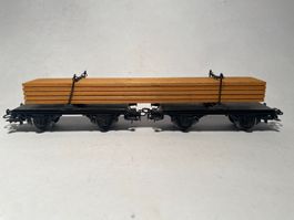 Märklin Holztransportwagen Metall, AC Achsen