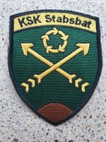 Badge KSK Stabsbat braun ohne klett