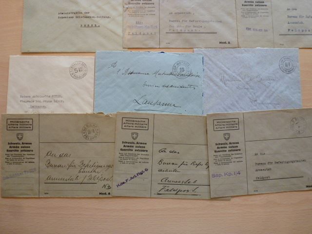 Tutti i francobolli: 21 Stück Feldpostbriefe Sonderstempel – Usato da Walkringen venduto da Casablanca777 6