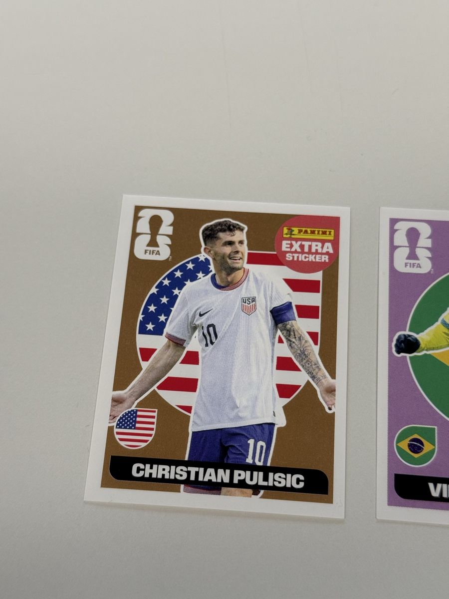 Panini Carte collezionabili: Vinicius Junior, Christian Pulisic Extra Sticker Panini – Usato da Eglisau venduto da Luzy67 1