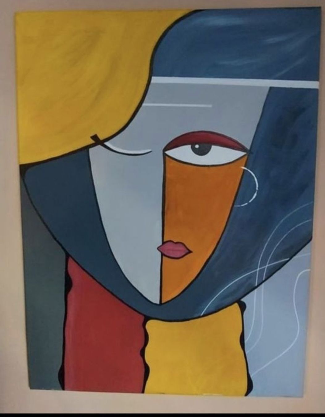 Dipinti: Gemälde " Der stumme Blick" handmade 60×80 – Nuovo (secondo la descrizione) da Riehen venduto da Steinbock1970