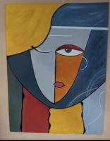 Gemälde " Der stumme Blick" handmade 60×80