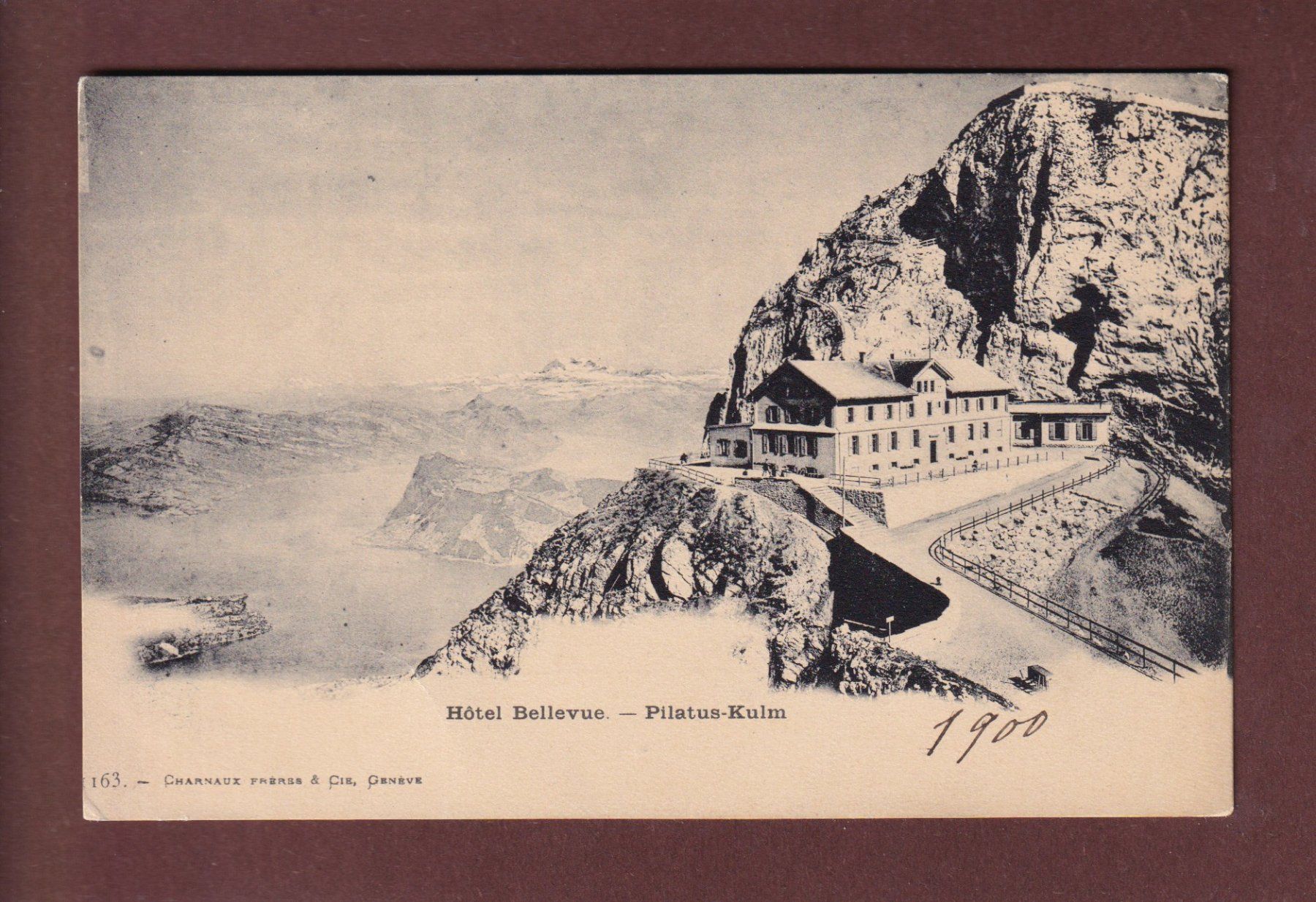 Cartes postales: PILATUS-KULM - Hotel Bellevue – D'occasion à Pully par nicecards-shop