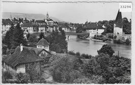 Solothurn - Stadtpartie an der Aare