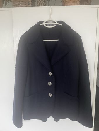 Angie Miller Jacke Aufgebrezelt dunkelblau Gr. XL